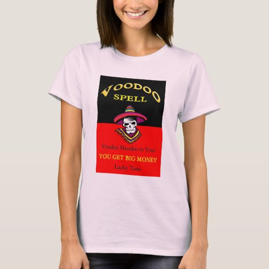 ビッグマネーブードゥー呪文 Tシャツ (正面)