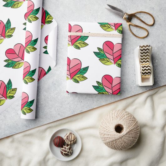 ビッグママチタハート ラッピングペーパー (クラフト)