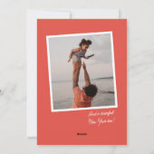 ビッグメリークリスマスグリーティングフォトカード シーズンカード (裏面)