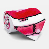 ビッグモダンファットキャットアーティザンサテン ネクタイ (ロール)