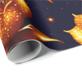 ビッグモダンラグジュアリー金ゴールドバラコレクション ラッピングペーパー (ロールコーナー)