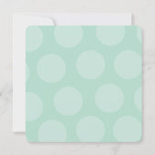 ビッグモダンワンおもしろいベビーツインフォトファースト誕生日 招待状 (裏面)