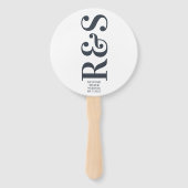 ビッグモノグラムモダンシンプル ハンドファン (正面)