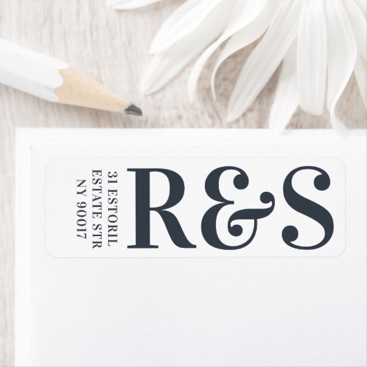ビッグモノグラムモダンシンプル ラベル (インサイチュ)