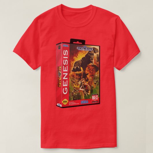 ビッグモンキーアイランドゲーム Tシャツ (デザイン正面)
