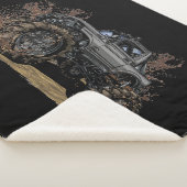 ビッグモンスタートラックオフロードアドベンチャーマッドボギング シェルパブランケット (3/4)