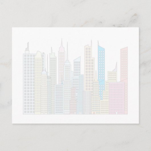 ビッグライツビッグシティの動きを伝える 案内ポストカード (裏面)