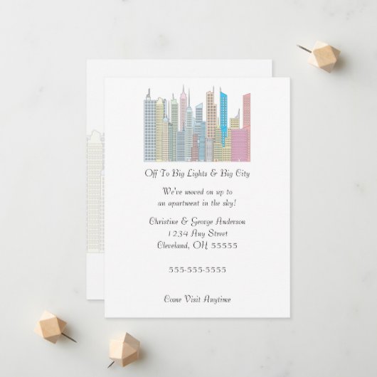 ビッグライツビッグシティの動きを伝える 案内状 (正面/裏面インサイチュ)