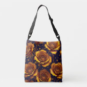 ビッグラグジュアリー金ゴールドトレンディーバラコレクション クロスボディバッグ (裏面)