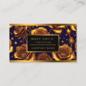 ビッグラグジュアリー金ゴールドトレンディーバラコレクション 名刺 (正面)