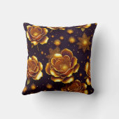 ビッグラグジュアリー金ゴールドバラモダンコレクション クッション (裏面)