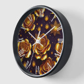 ビッグラグジュアリー金ゴールドバラモダンコレクション 壁時計 (傾斜)