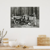 ビッグラグーンでの日のキャッチ, 1908 ポスター (キッチン)