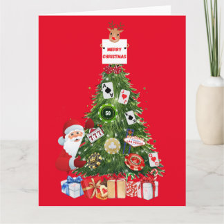 ビッグラスベガスクリスマスカード カード