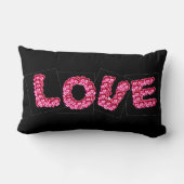 ビッグラブリトルハート枕 ランバークッション (裏面)