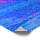 ビッグリグトラック高速道路運転輸送アートポスター ポスター (角)