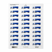 ビッグリグCOEトラック住所 シール (フルシート)