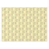 ビッグリトルシューズ新生児シャワースニーカー黄 テーブルクロス (正面(横))