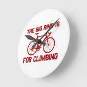ビッグリングや輪は登山 ラウンド壁時計 (傾斜)