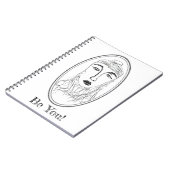 ビッグリード顔(ジャケッタデザイン) ノートブック (左側)