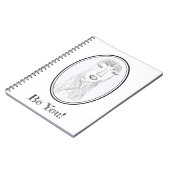 ビッグリード顔(セレナデザイン) ノートブック (左側)