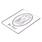 ビッグリード顔(夏デザイン) ノートブック (左側)