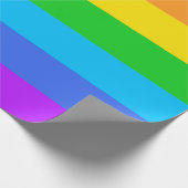 ビッグレインボーストライプズ包装紙 ラッピングペーパー (角)