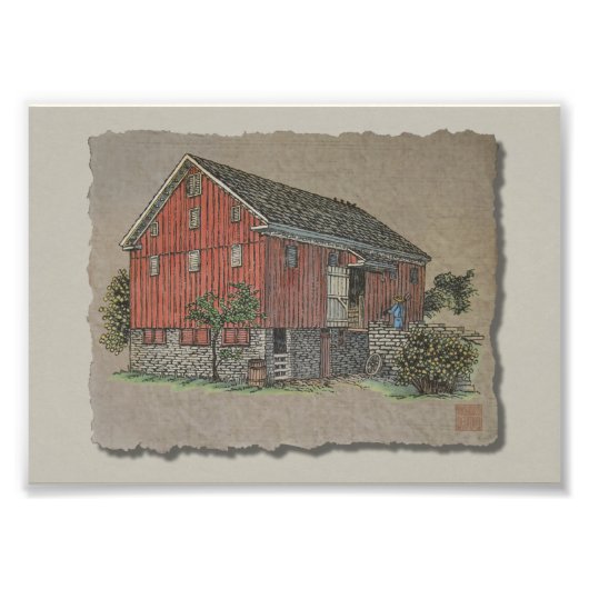 ビッグレッドバンクバーン フォトプリント (正面)