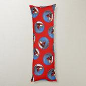 ビッグレッドライトハウスズ絵を描オランダオリジナルアート ボディピロー (裏面 (縦))