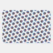 ビッグレッドライトハウスズ絵を描オランダオリジナルアート ラッピングペーパーシート (正面2)