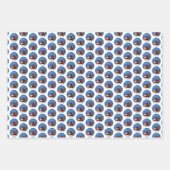 ビッグレッドライトハウス絵画ズ – オリジナルアート ラッピングペーパーシート (正面2)