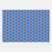 ビッグレッドライトハウス絵画ズ – オリジナルアート ラッピングペーパーシート (正面)