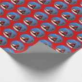 ビッグレッドライトハウス絵画ズ – オリジナルアート ラッピングペーパー (角)