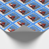 ビッグレッドライトハウス絵画ズ – オリジナルアート ラッピングペーパー (角)