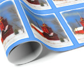 ビッグレッドライトハウス絵画ズ – オリジナルアート ラッピングペーパー (ロールコーナー)