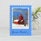 ビッグレッドライトハウス絵画ズ – オリジナルアート 招待状 (スタンド正面)