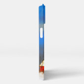 ビッグレッドライトハウス絵画ズ – オリジナルアート iPhoneケース (右側面)