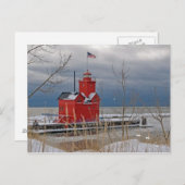 ビッグレッドライトハウス ポストカード (正面/裏面)