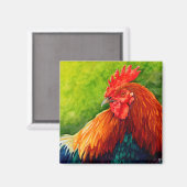 ビッグレッド – ルースターマグネット マグネット (正面/裏面)