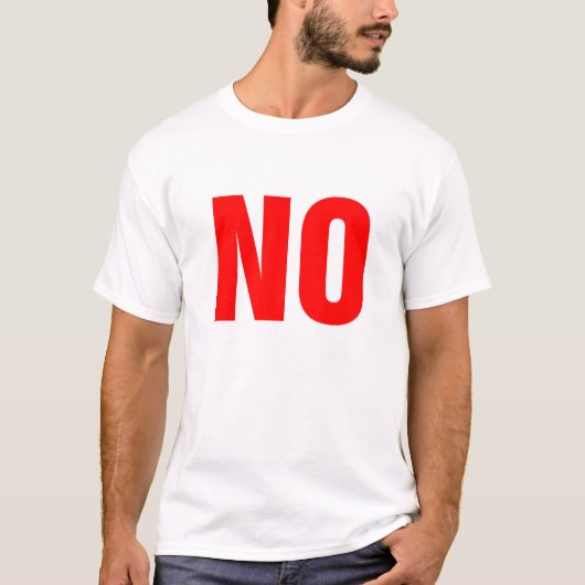 ビッグレッドNO Tシャツ (正面)
