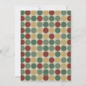 ビッグレトロドットフォトホリデーカード シーズンカード (裏面)