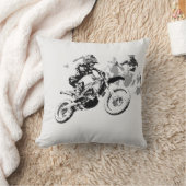 ビッグレース – モトクロスレーサー クッション (ブランケット)
