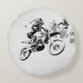 ビッグレース – モトクロスレーサー ラウンドクッション (裏面)