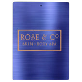 ビッグロゴサファイアコバルトブルーメタリック クリップボード (裏面)