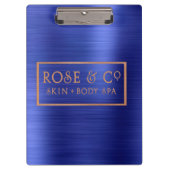 ビッグロゴサファイアコバルトブルーメタリック クリップボード (正面)