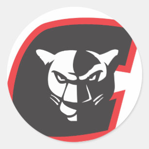 ビッグロゴステッカー – コンコルディアPanthers ラウンドシール