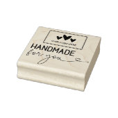 ビッグロゴ用の手作り ラバースタンプ (スタンプ)