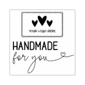 ビッグロゴ用の手作り ラバースタンプ (インプリント)