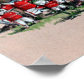 ビッグロックの動物:タングルウッド大学ラグビー ポスター (角)