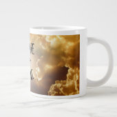 ビッグロマンチックなコーヒーマグとラブ引用文 ジャンボコーヒーマグカップ (右)